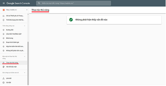 Kiểm tra website bị Google phạt